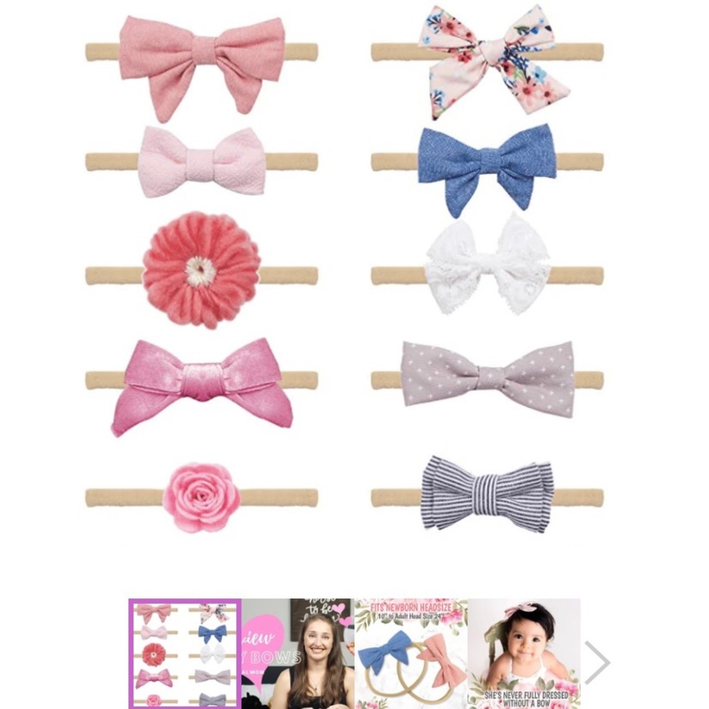Baby Headbands and Bows For Girls